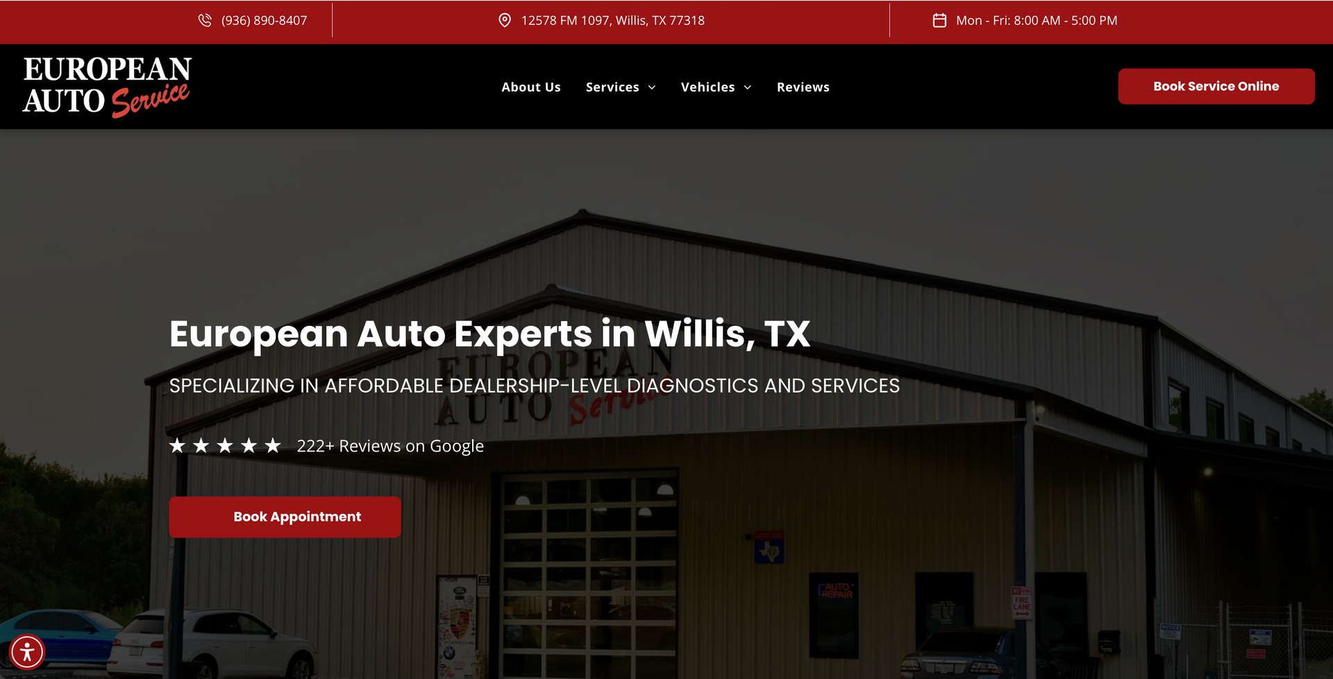 European Auto Service in Willis, TX