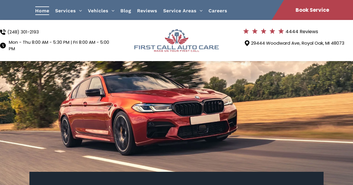 First Call Auto Care in Royal Oak, MI