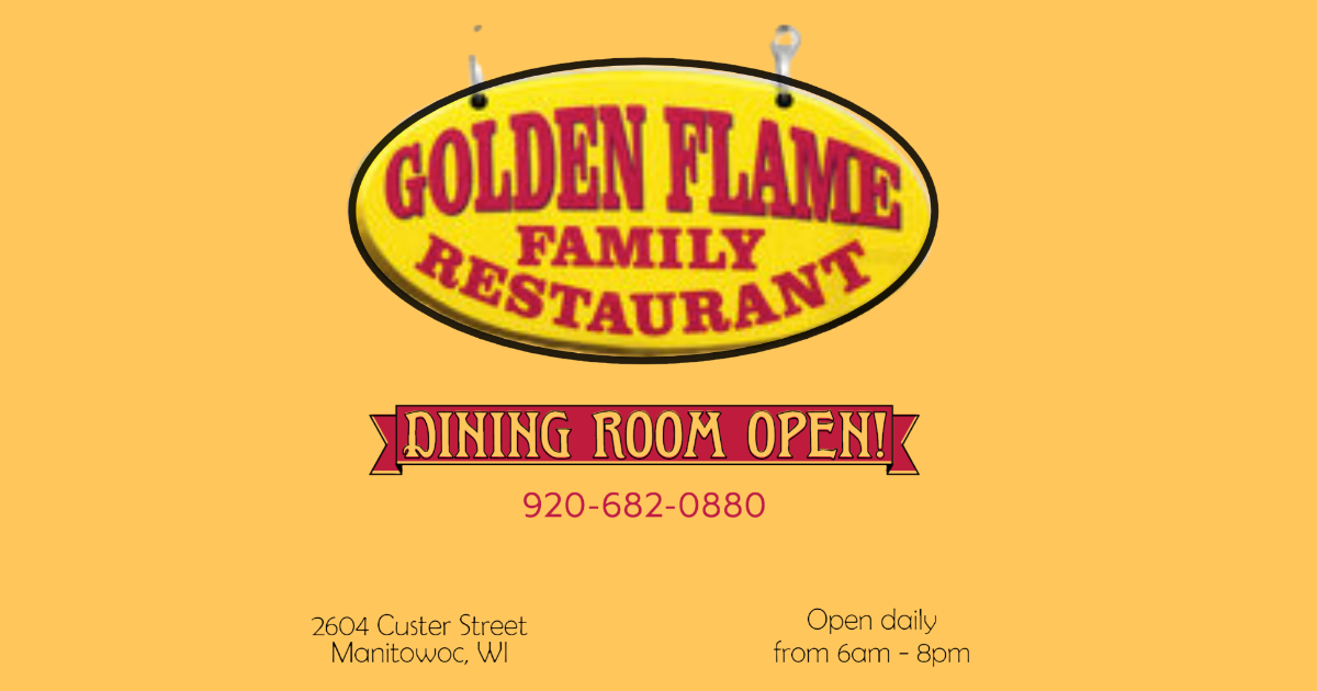Golden Flame Family Restaurant in Manitowoc, WI