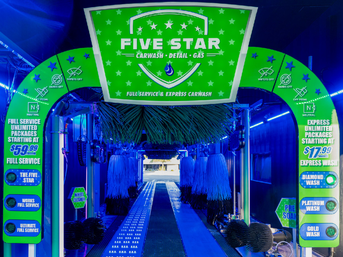 Five Star Car Wash/Detail & Gas in Roseville, CA