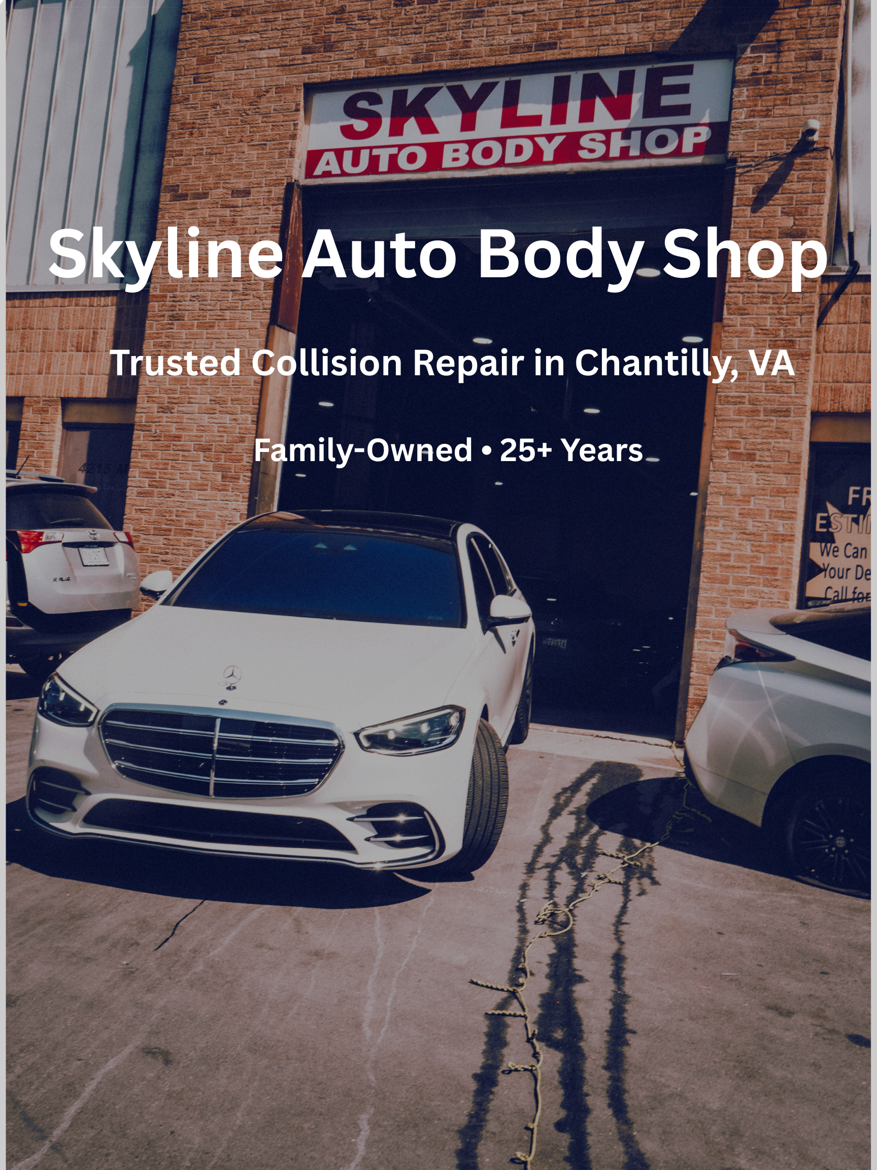 Skyline Auto Body Shop in Chantilly, VA