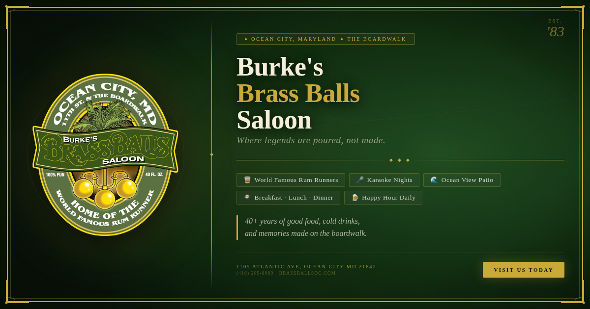 Brass Balls Saloon in Ocean City, MD