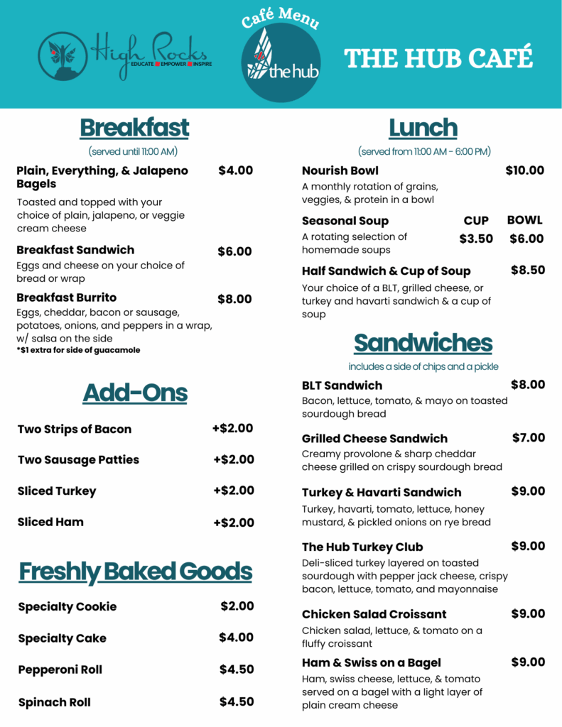 The Hub Café in Lewisburg, WV