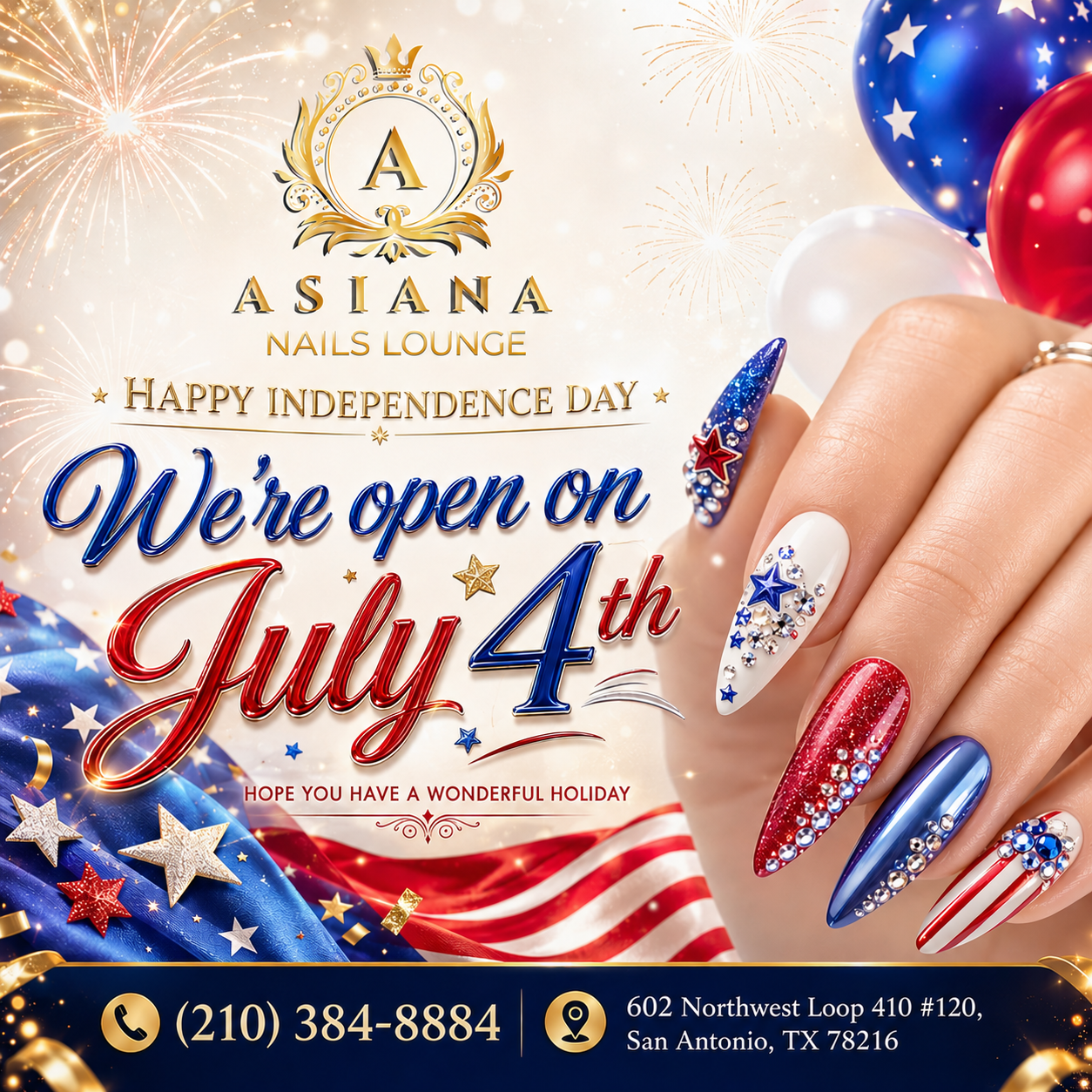 ASIANA NAILS LOUNGE in San Antonio, TX