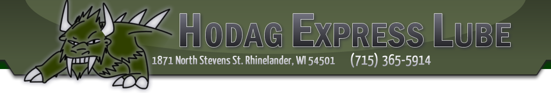 Hodag Express Lube - Your Full Service Auto Center in Rhinelander, WI