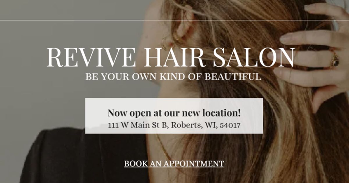 Revive Hair Salon in Roberts, WI