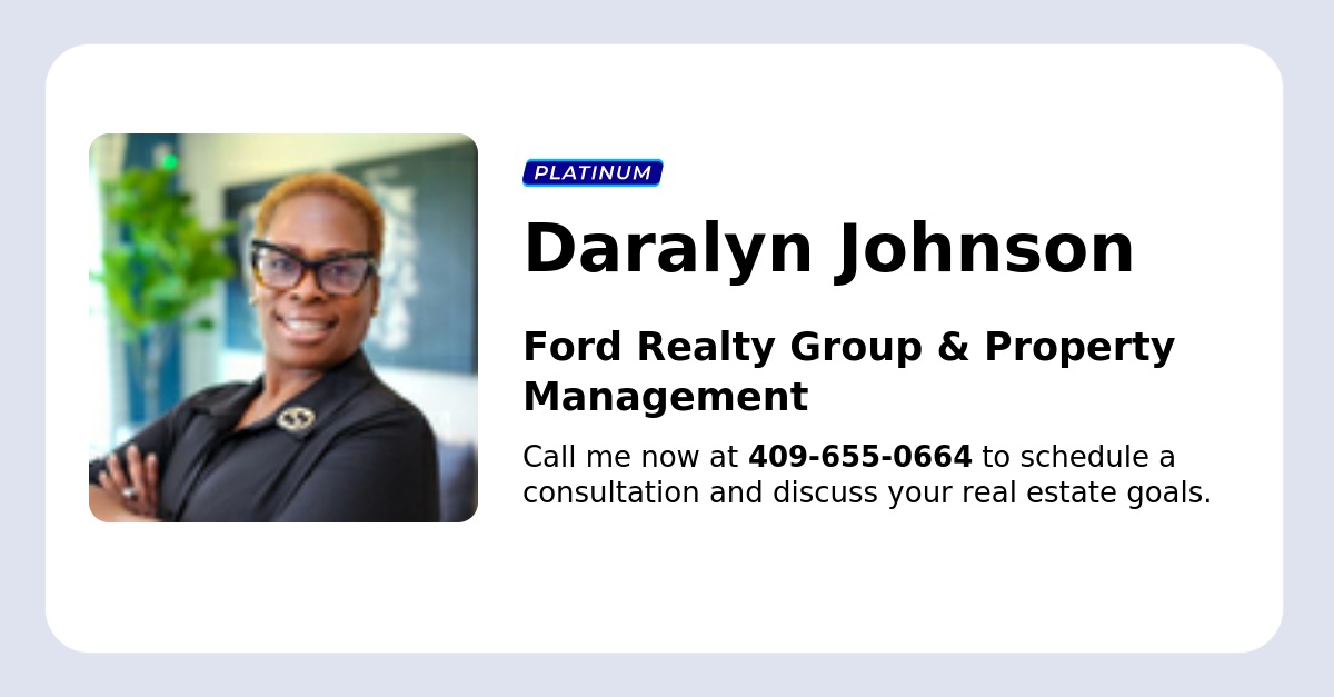 Daralyn Johnson, Professional Real Estate Agent in Texas City, TX