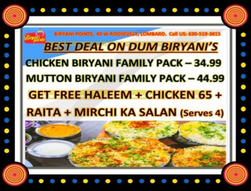 Biryani Pointe Lombard (Home of Butter Chicken) in Lombard, IL (3)