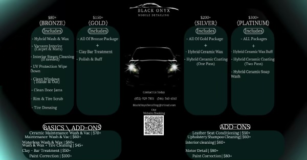 Black Onyx Mobile Detailing in Splendora, TX