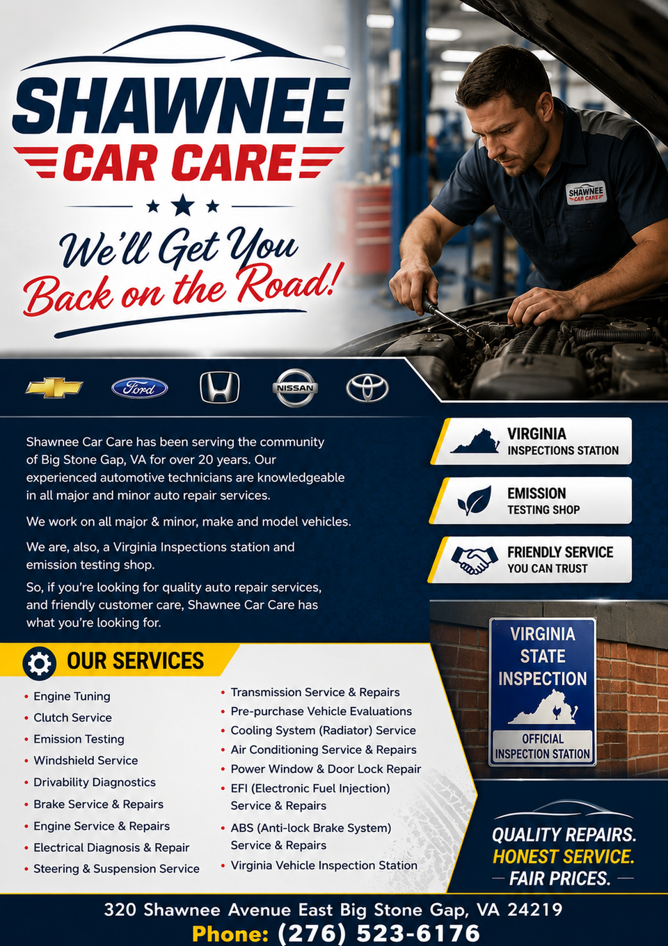 Shawnee Car Care in Big Stone Gap, VA
