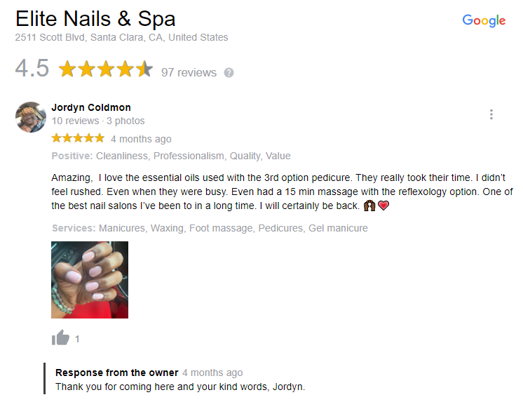 ELITE NAIL in Santa Clara, CA