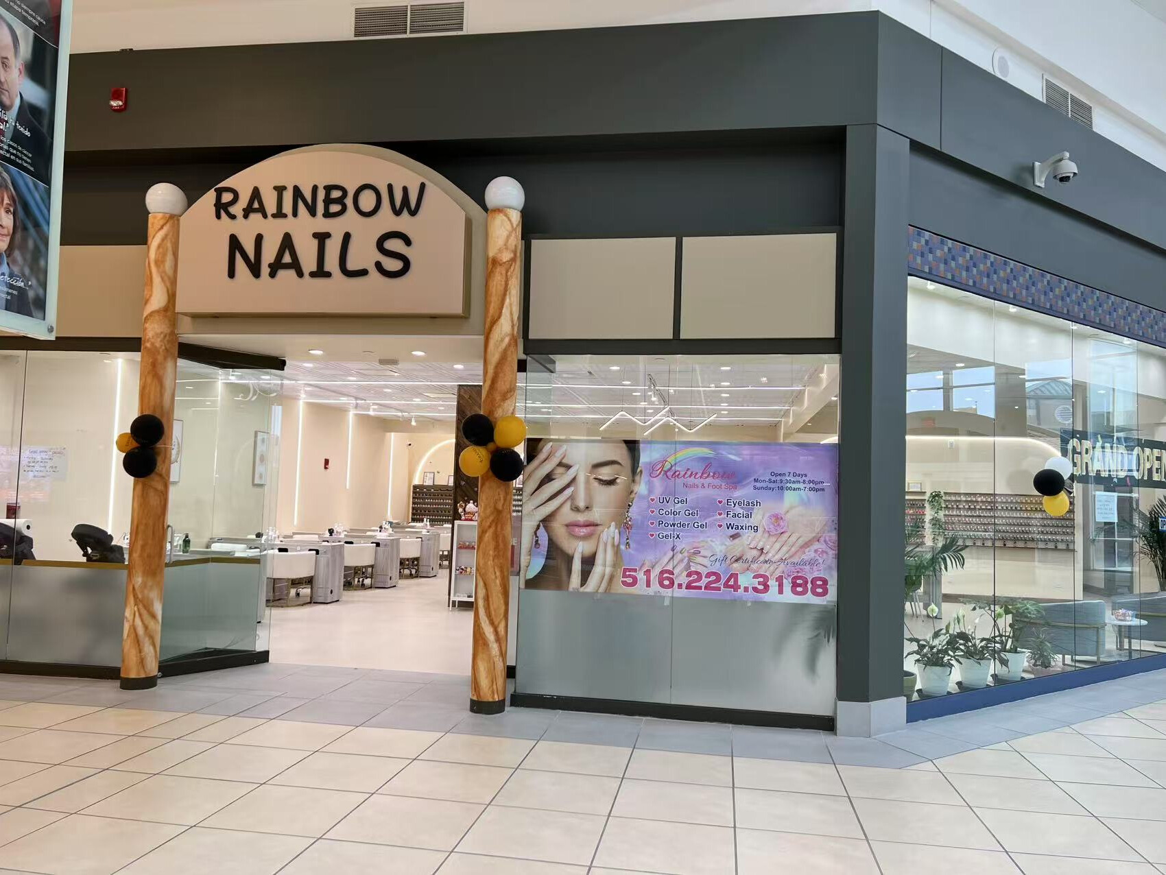 Rainbow Nails and foot spa in Westbury, NY