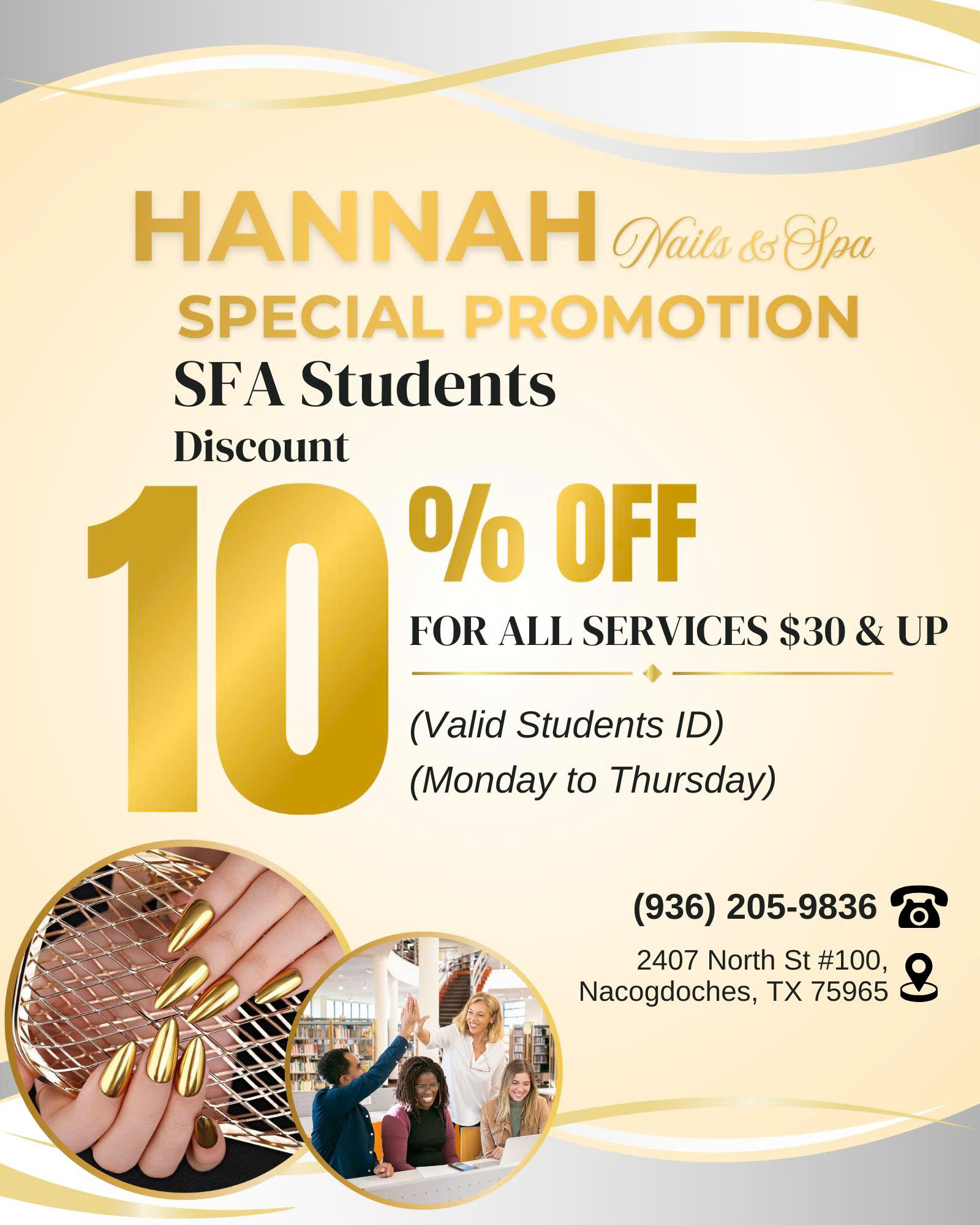 Hannah Nails & Spa Nacogdoches in Nacogdoches, TX (2)