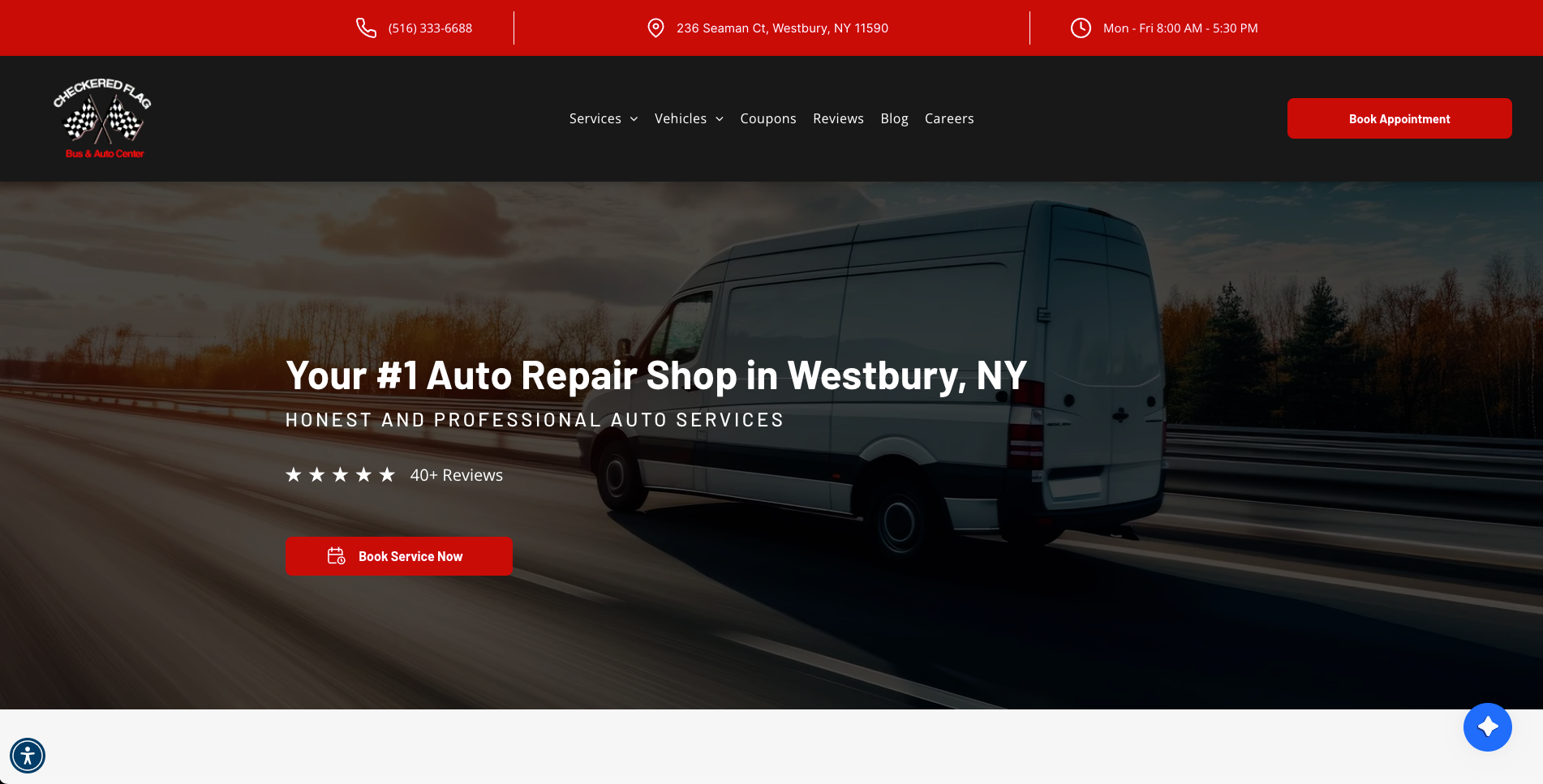 Checkered Flag Auto Center in Westbury, NY