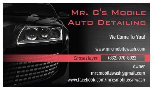 Mr. C's Mobile Car Wash & Detailing in Houston, TX