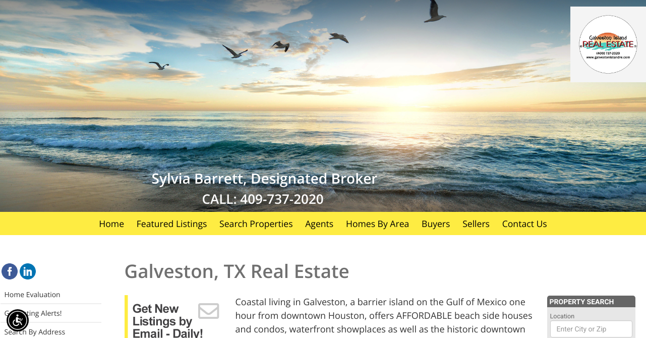 Galveston Island Real Estate in Galveston, TX