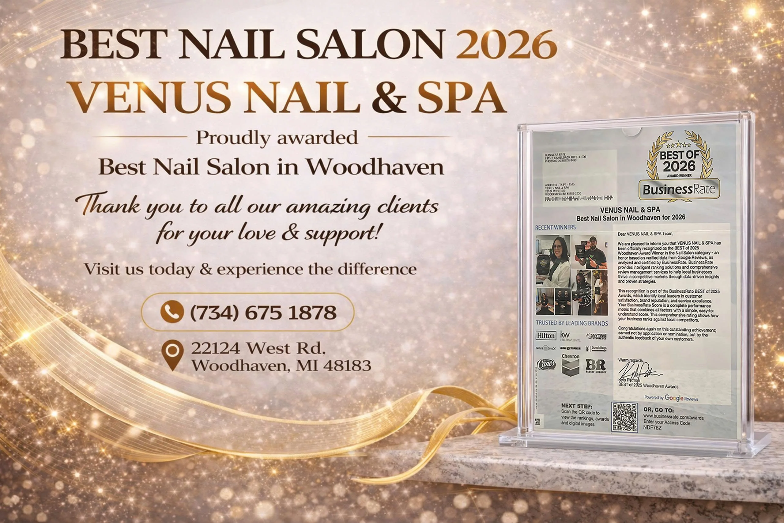 VENUS NAIL & SPA in Woodhaven, MI