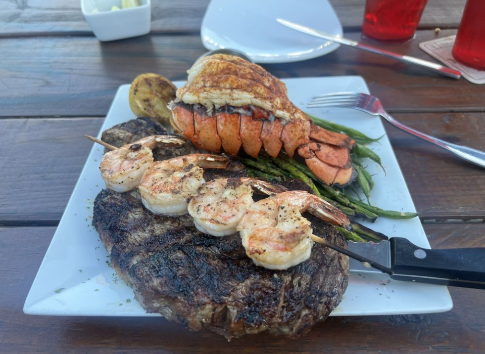 The Groove Steak & Lobster House in Rockport, TX