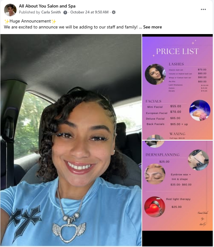 All About You Salon and Spa in New Port Richey, FL