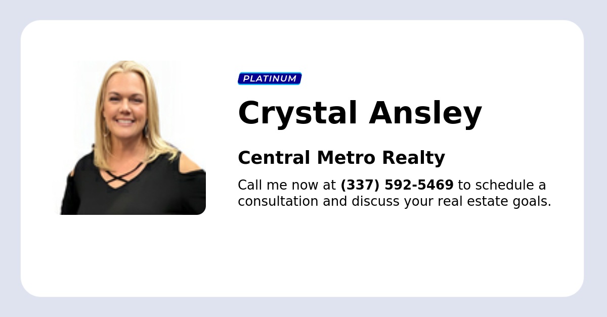 Crystal Ansley Texas Realtor in Cleveland, TX