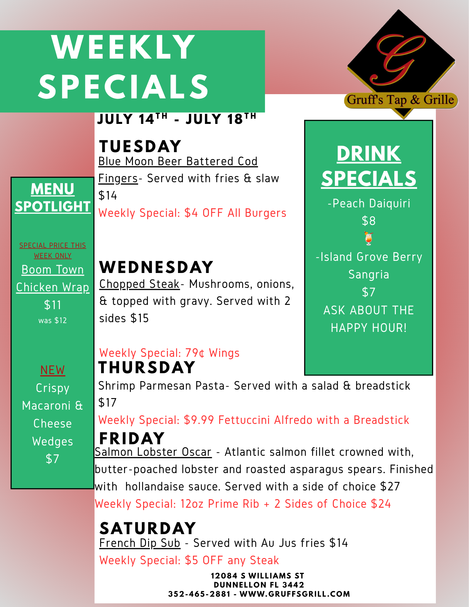 Gruff's Tap & Grille in Dunnellon, FL (3)