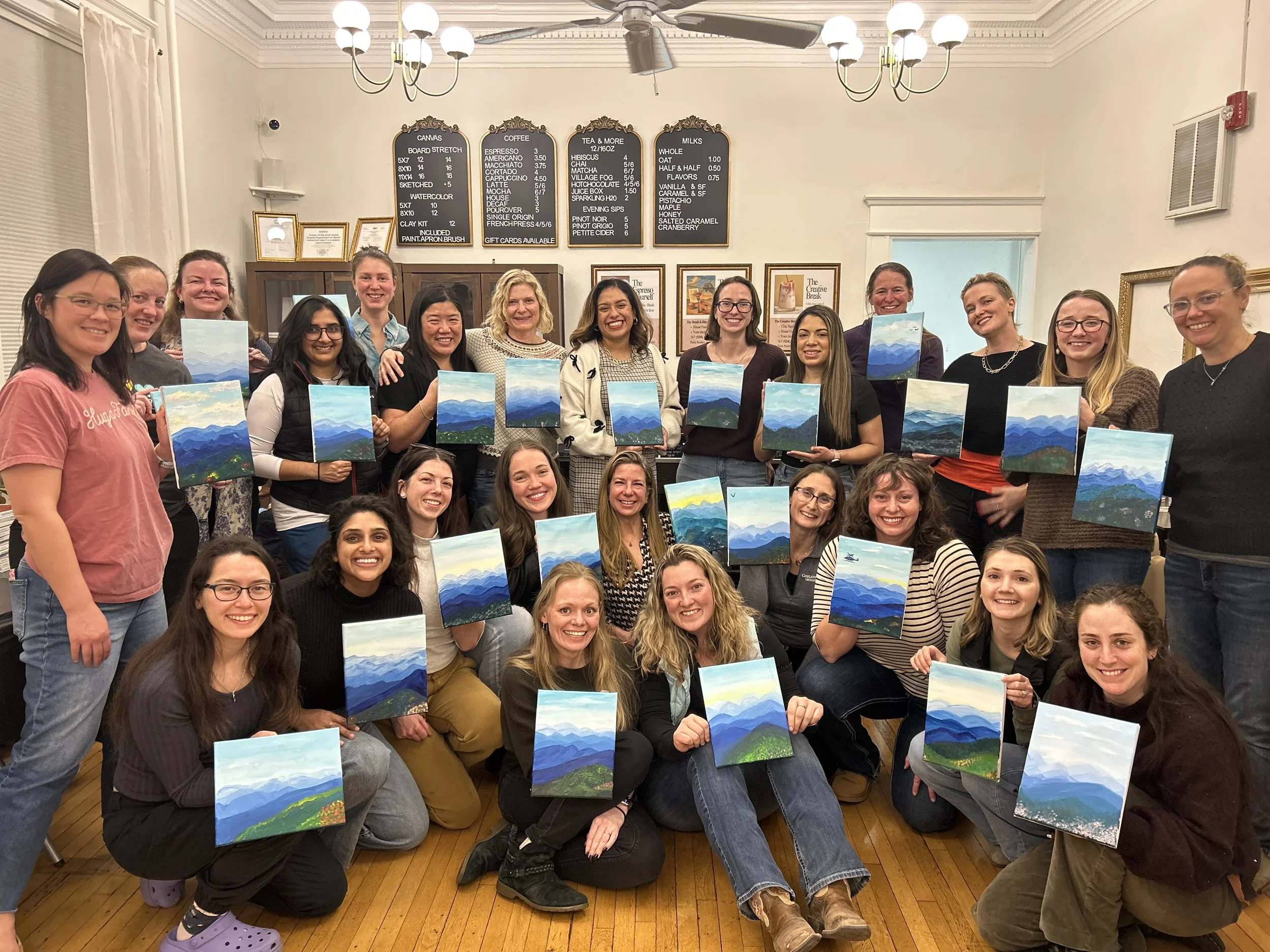 Canvas & Coffee Art Café in Roanoke, VA