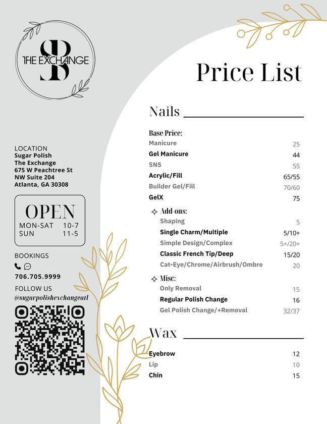 Sugar Polish Nail Bar The Exchange in Atlanta, GA (3)