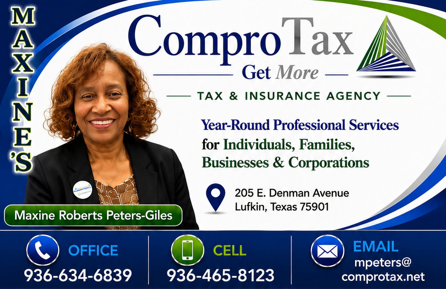Maxine's ComproTax and Insurance Agency in Lufkin, TX