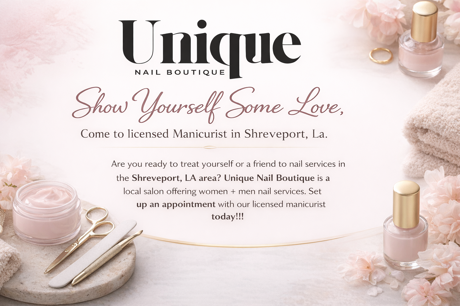 Unique Nail Boutique in Shreveport, LA