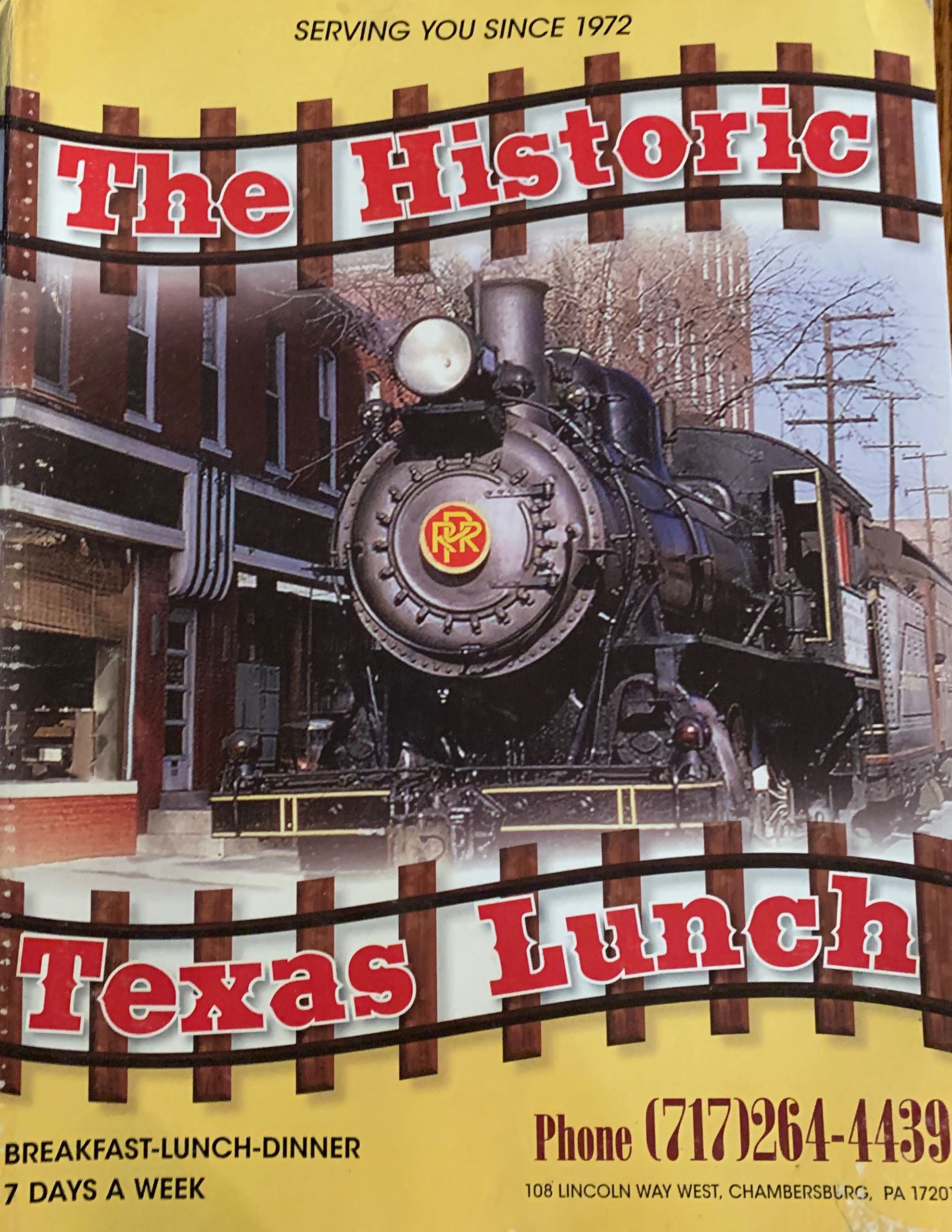 The Historic Texas Lunch in Chambersburg, PA