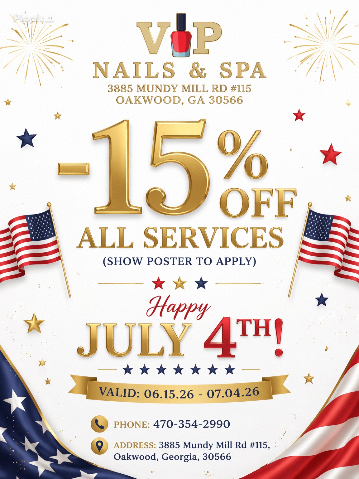 VIP Nails and Spa Oakwood in Oakwood, GA (5)