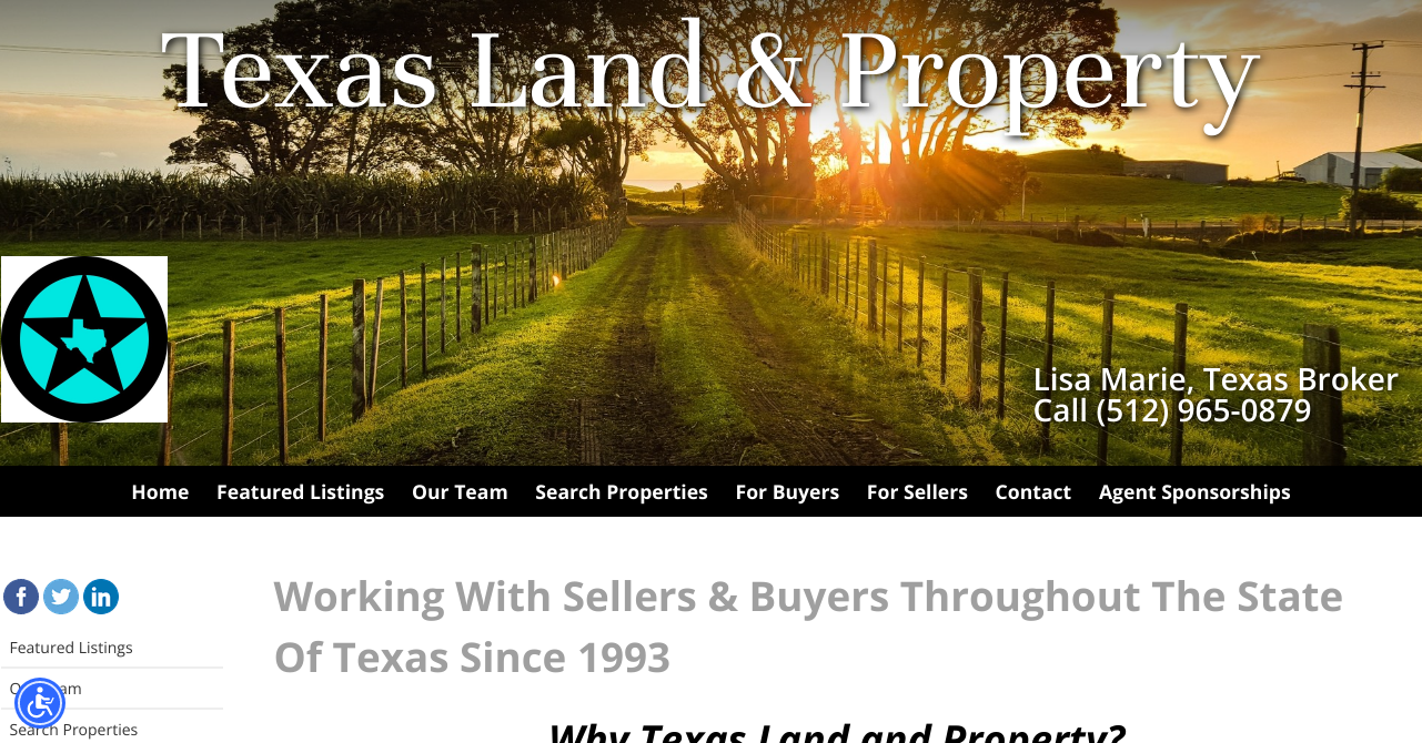 Texas Land And Property in Shiner, TX