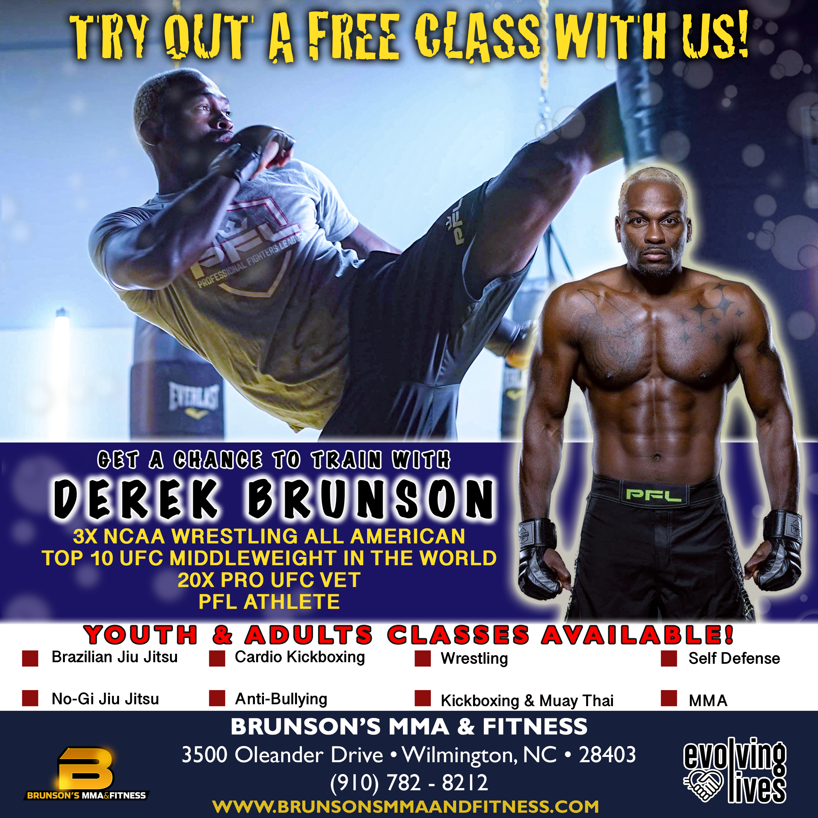 Brunson's MMA and fitness in Wilmington, NC