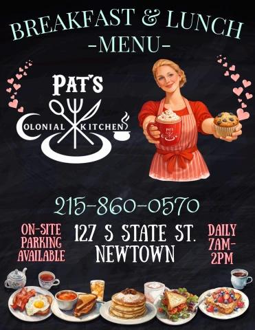 Pat's Colonial Kitchen in Newtown, PA
