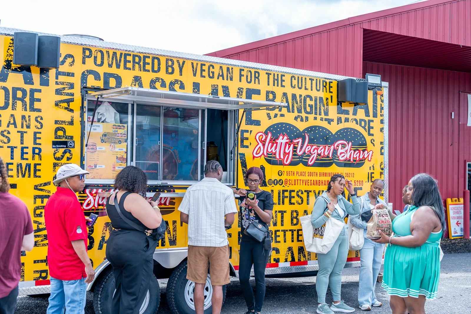 Black food truck festival in Ladson, SC