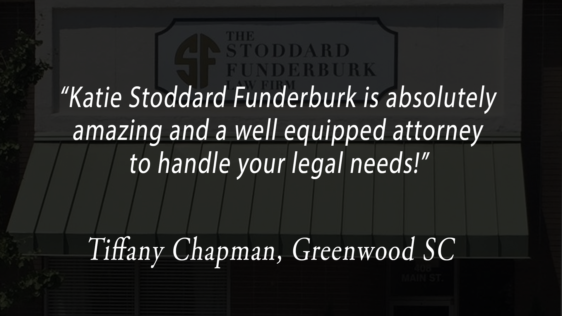 Stoddard Funderburk Law Firm in Greenwood, SC