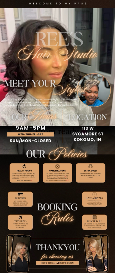 Ree’s Beauteeq and Salon LLC in Kokomo, IN