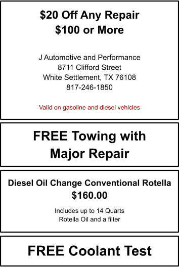 J Automotive & Performance in White Settlement, TX (6)