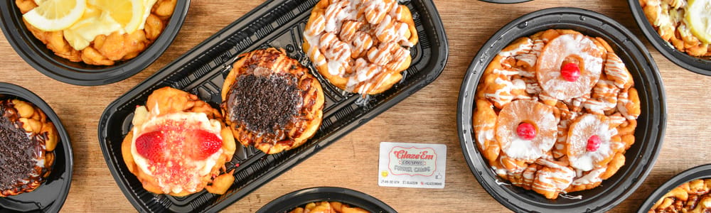 Glaze'Em Gourmet Funnel Cakes Food Trailer in Toledo, OH
