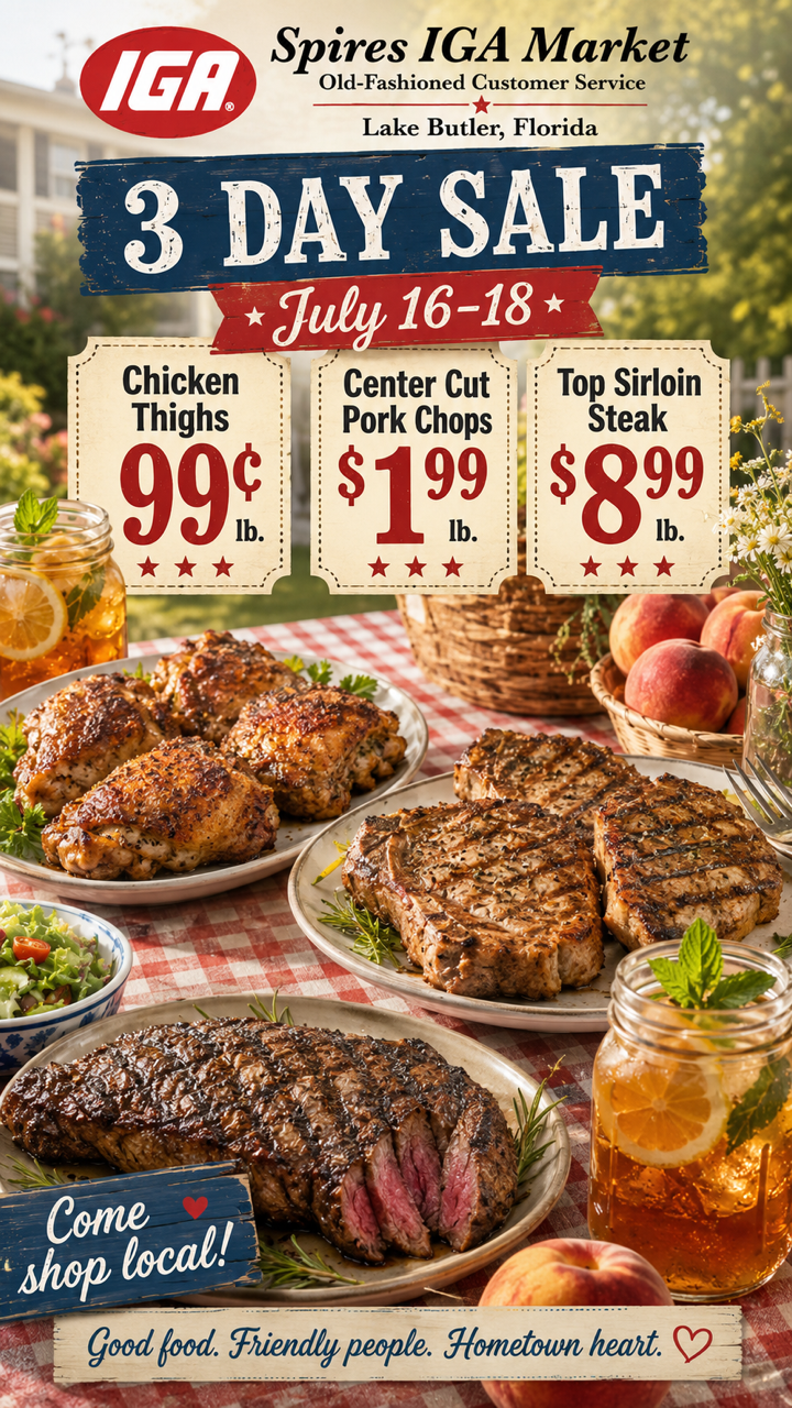 Spires IGA Market - Lake Butler FL in Lake Butler, FL