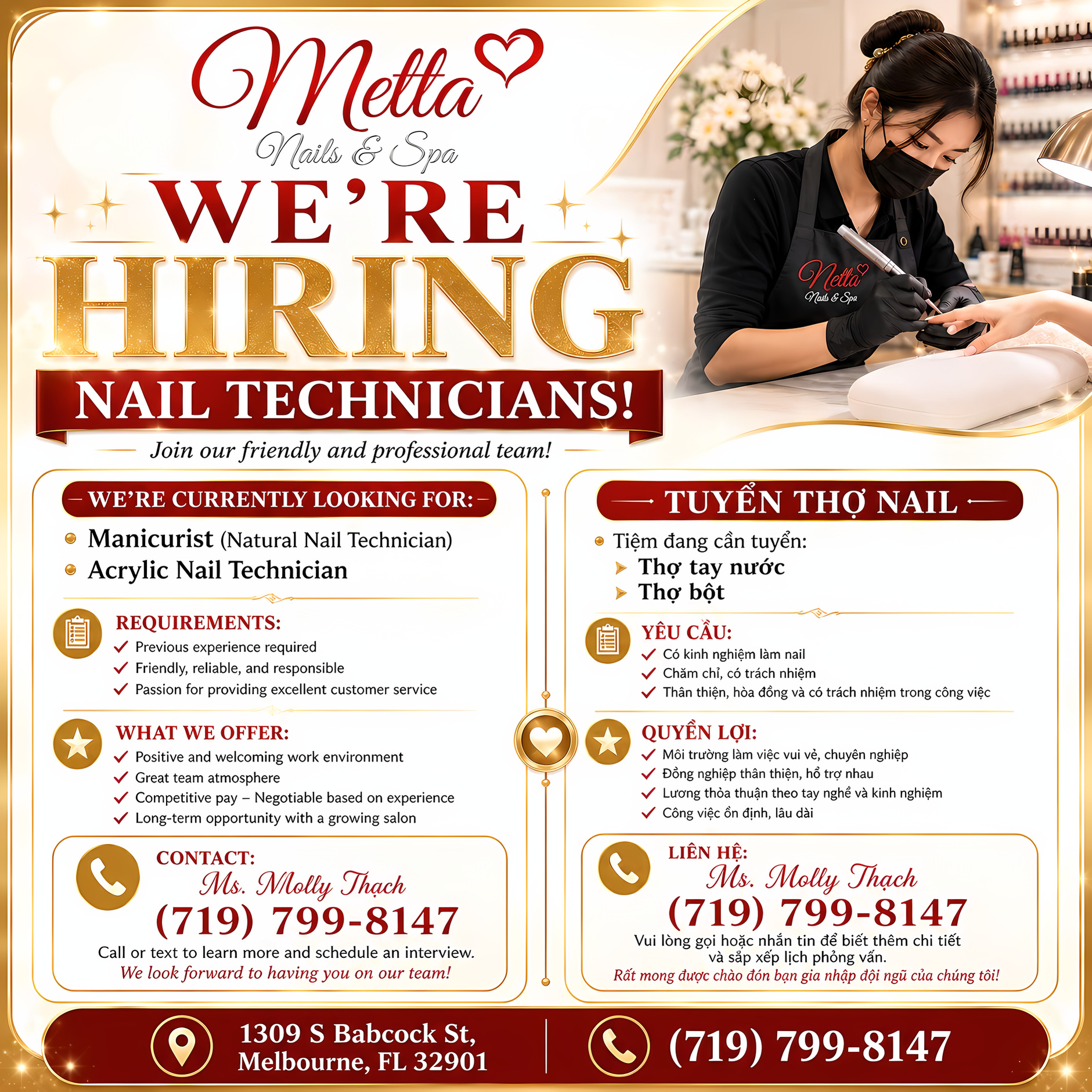Metta Nail & spa in Melbourne, FL