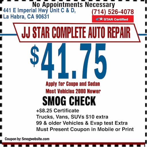 JJ Star Complete Auto Repair in La Habra, CA