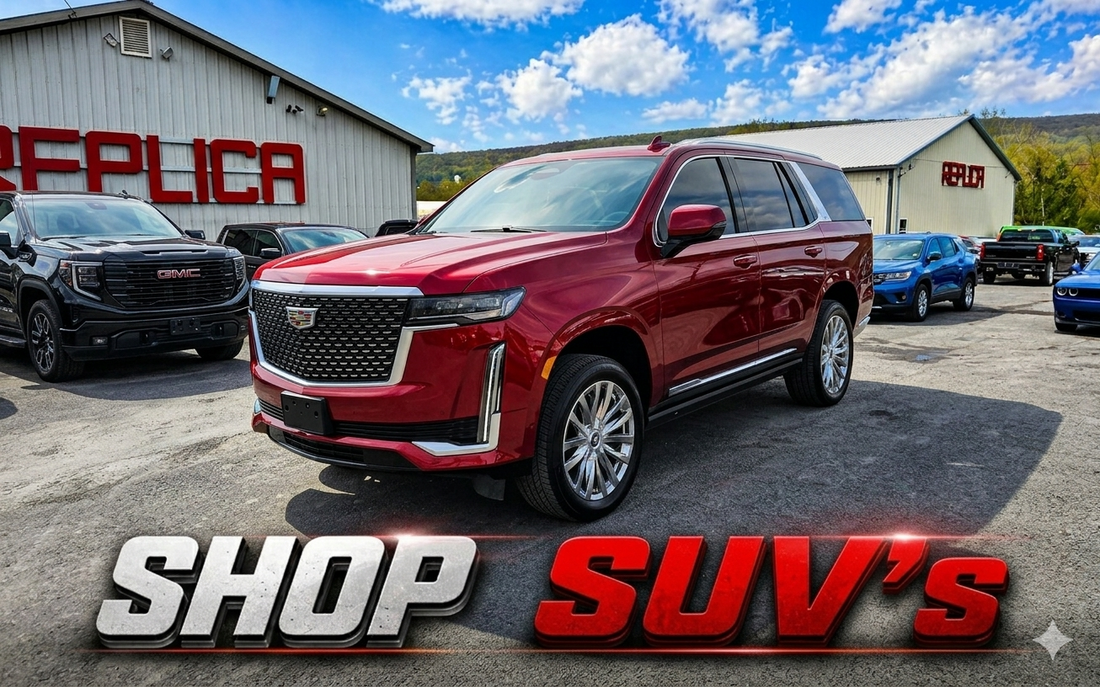 Replica Auto Sales, Repairable, Rebuildable, Salvage title Vehicles in Old Forge, PA