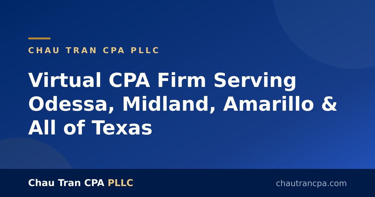 Chau Tran CPA PLLC in Canyon, TX