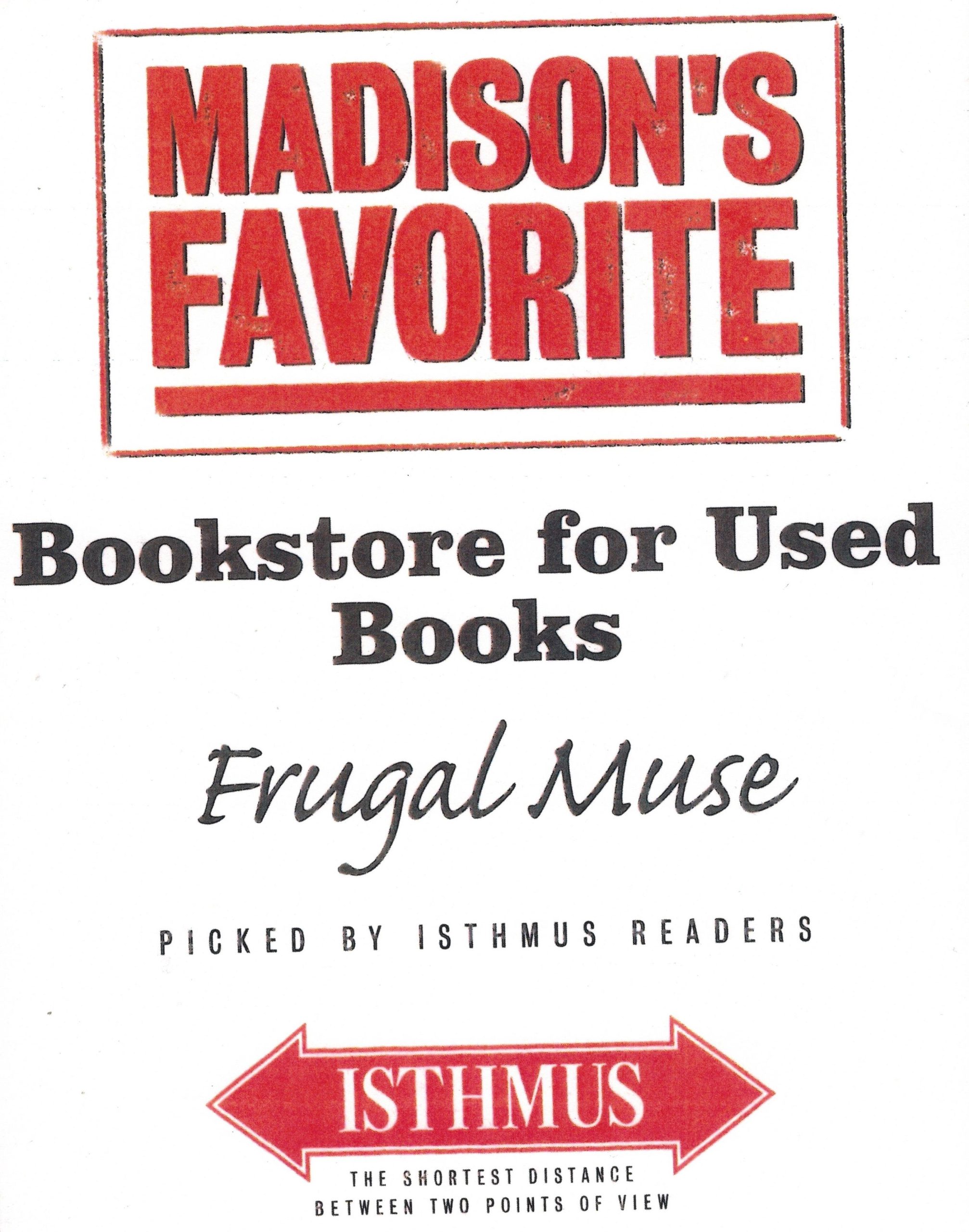 Frugal Muse Books in Madison, WI