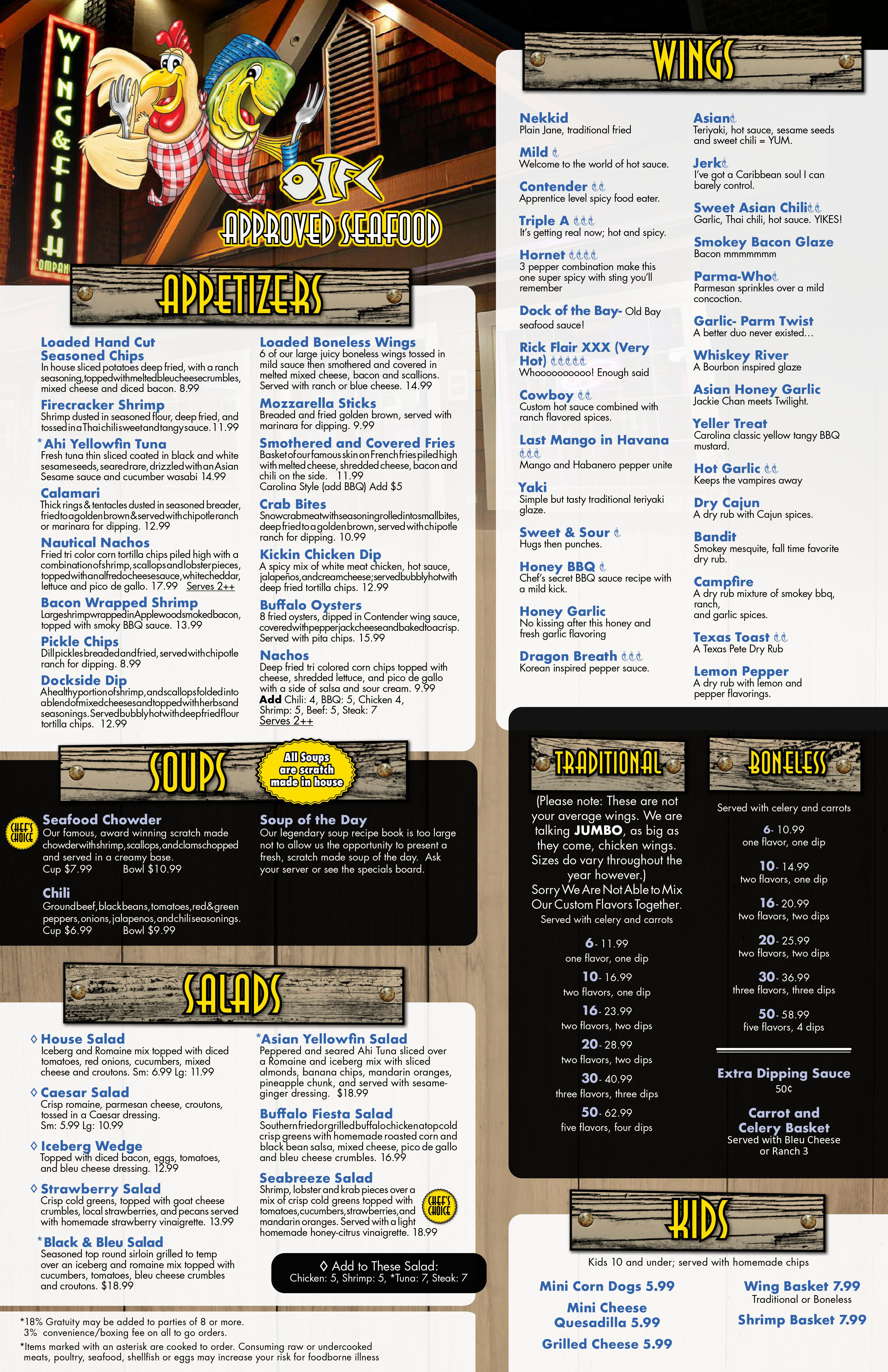 Wing & Fish Company in Shallotte, NC