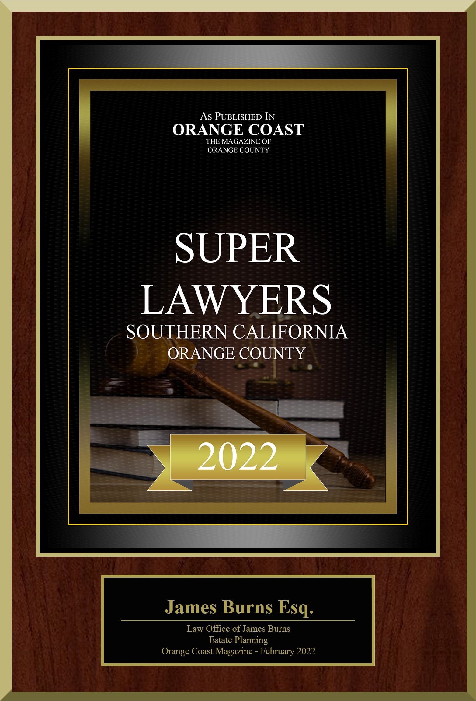 Law Office of James Burns in Aliso Viejo, CA