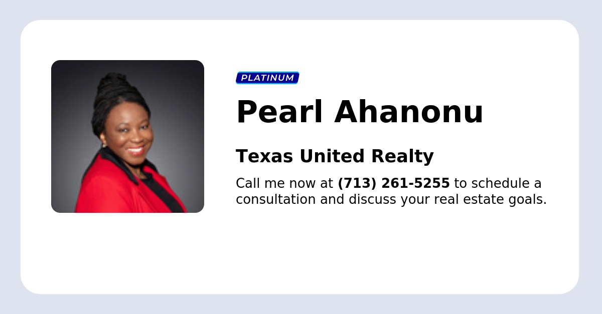 Real Estate With Pearl in Houston, TX