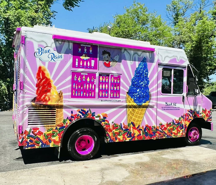 Blue Rain Ice Cream Truck in North Arlington, NJ (3)