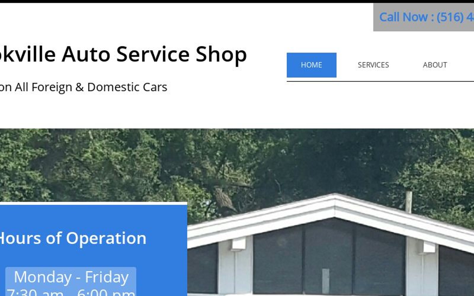 Brookville Auto Service Shop in Glen Head, NY
